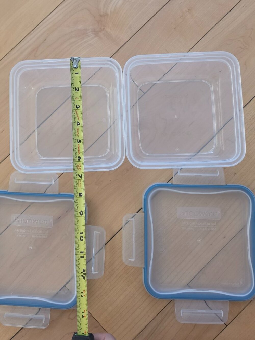 Snapware rectangle 2 plastic containers - Picture 8 of 9